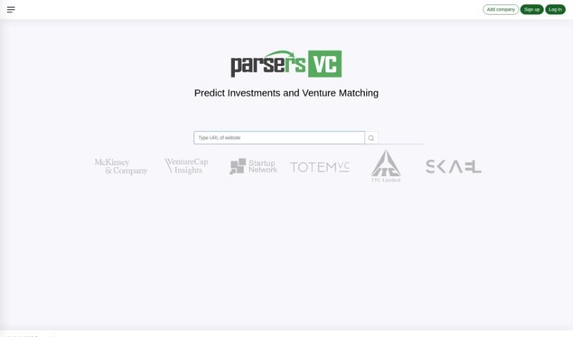 Screenshot of Parsers VC