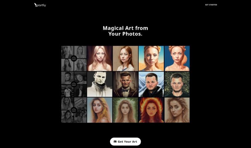 Screenshot of Partly