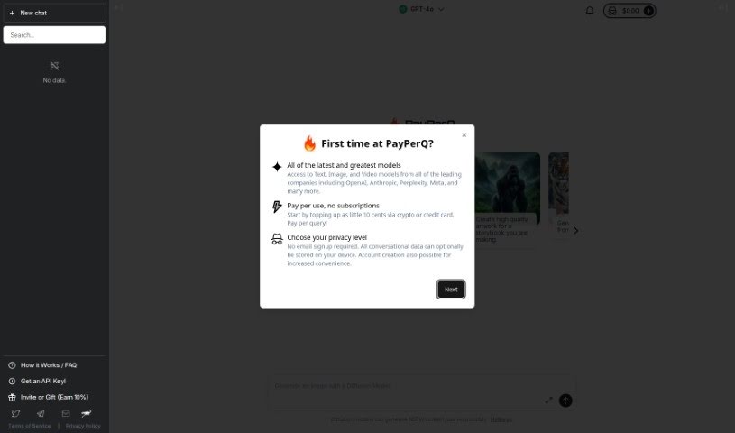 Screenshot of Payperq