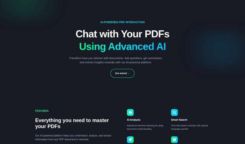 Screenshot of PDFConvo