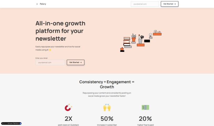 Screenshot of Pelery