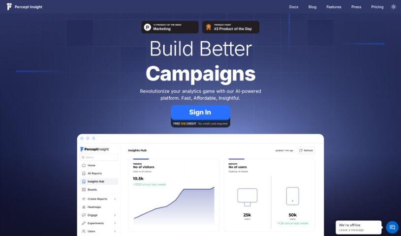 Screenshot of Percept Insight