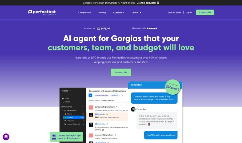 Screenshot of PerfectBot