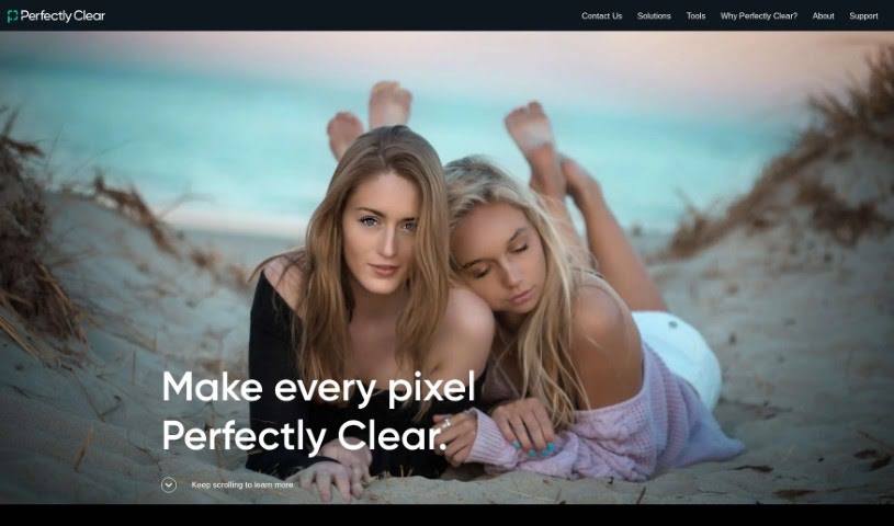 Screenshot of Perfectly Clear