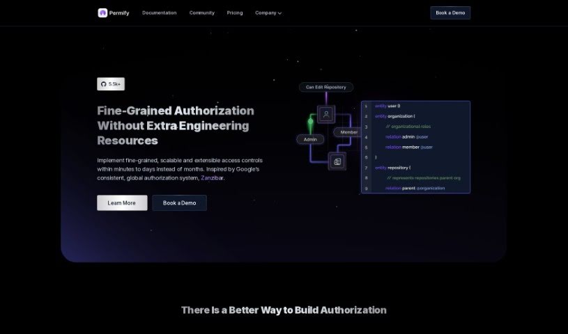 Screenshot of Permify