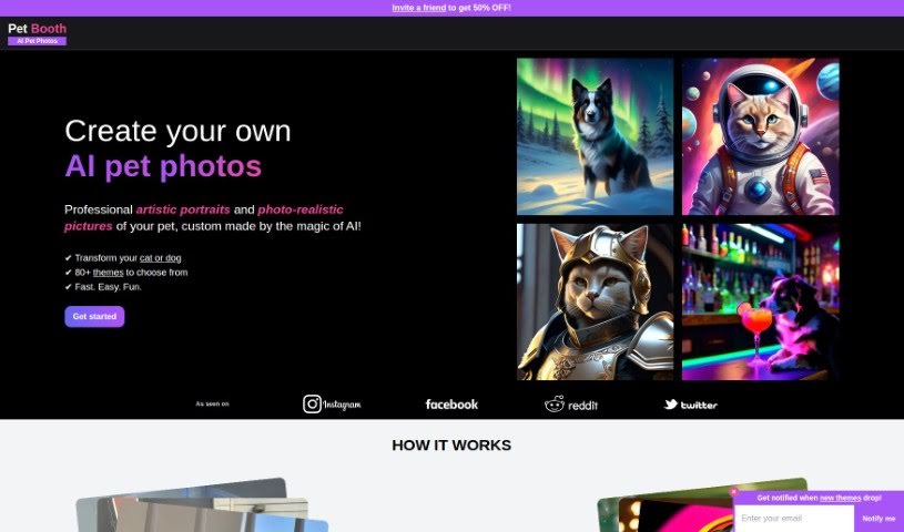 Screenshot of Pet Booth