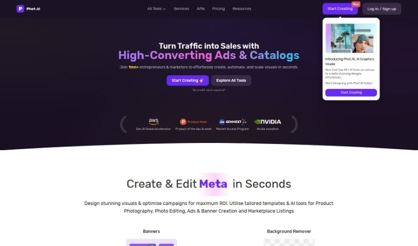 Screenshot of Phot Ai