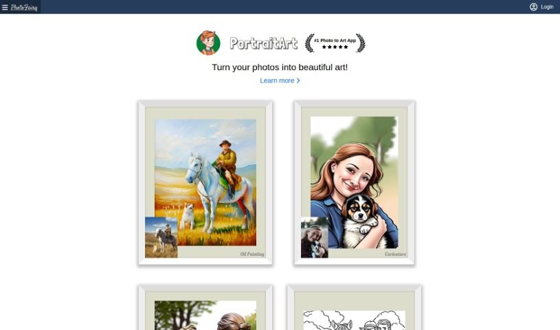 Screenshot of PhotoFairy