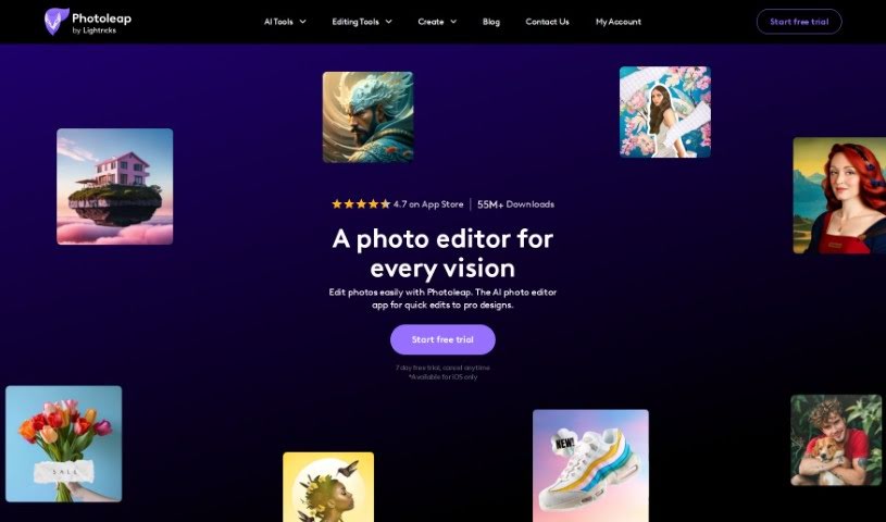 Screenshot of Photoleap
