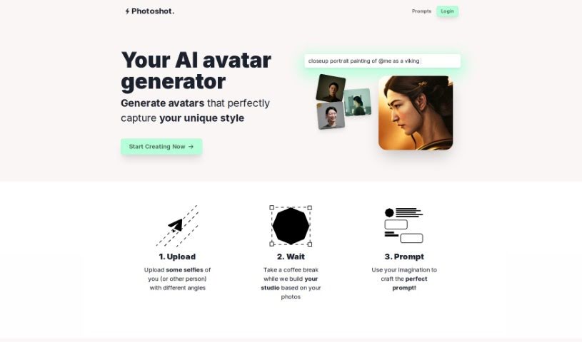 Screenshot of Photoshot