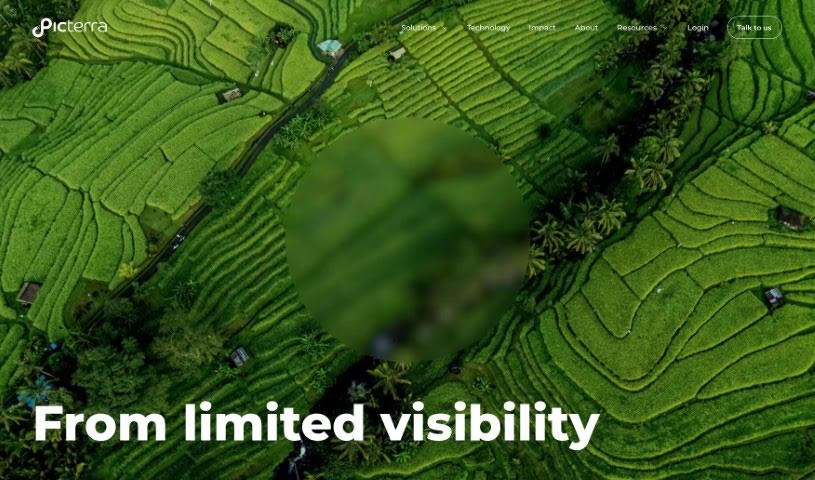 Screenshot of Picterra