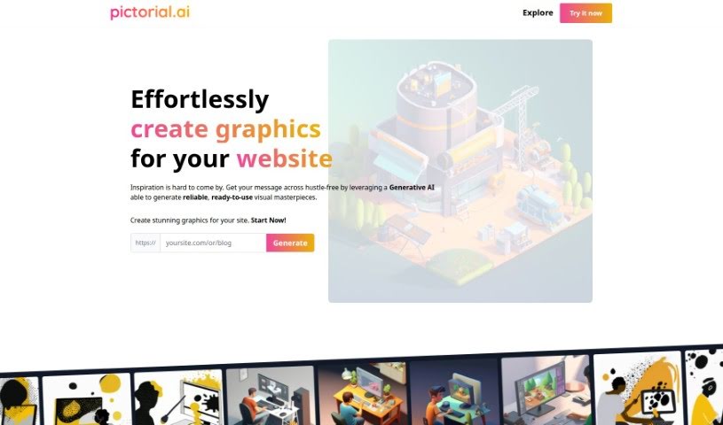 Screenshot of Pictorial