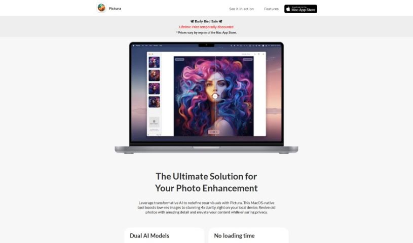 Screenshot of Pictura