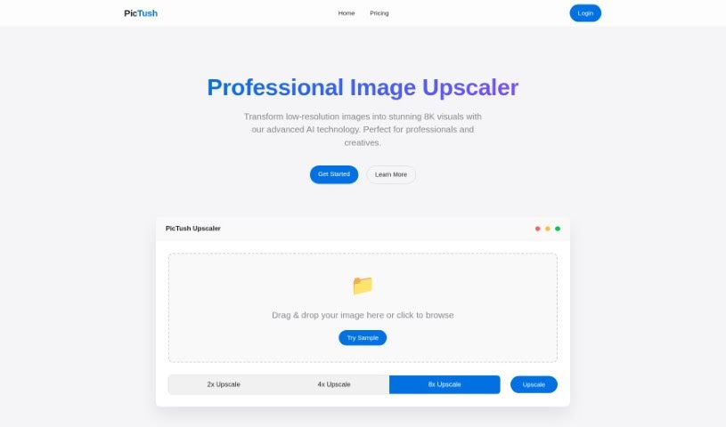Screenshot of Pictush