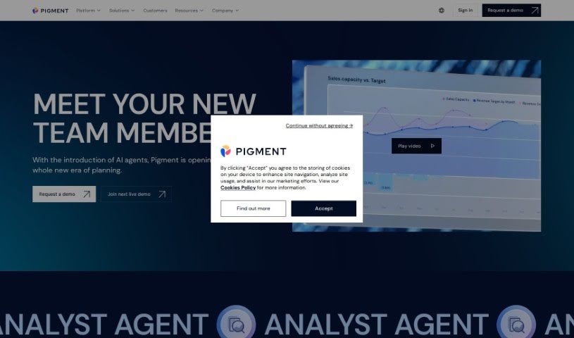 Screenshot of Pigment