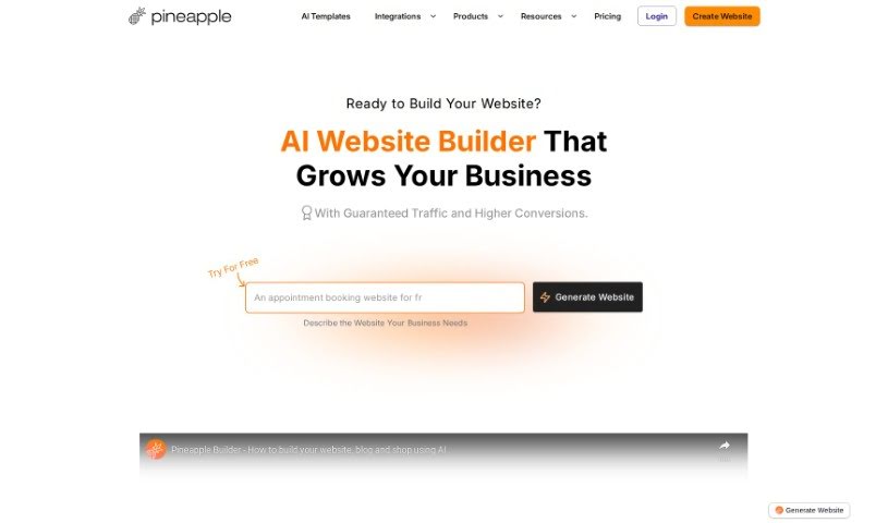 Screenshot of Pineapple Builder