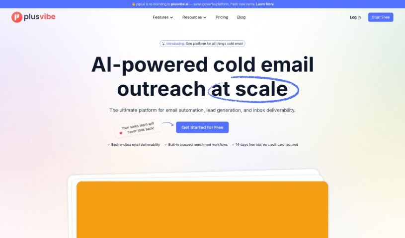 Screenshot of Pipl.ai