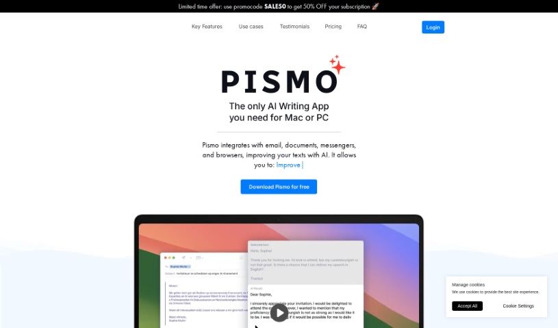 Screenshot of Pismo
