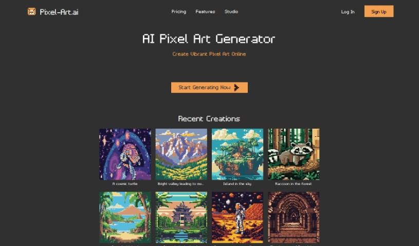 Screenshot of Pixel-Art.ai