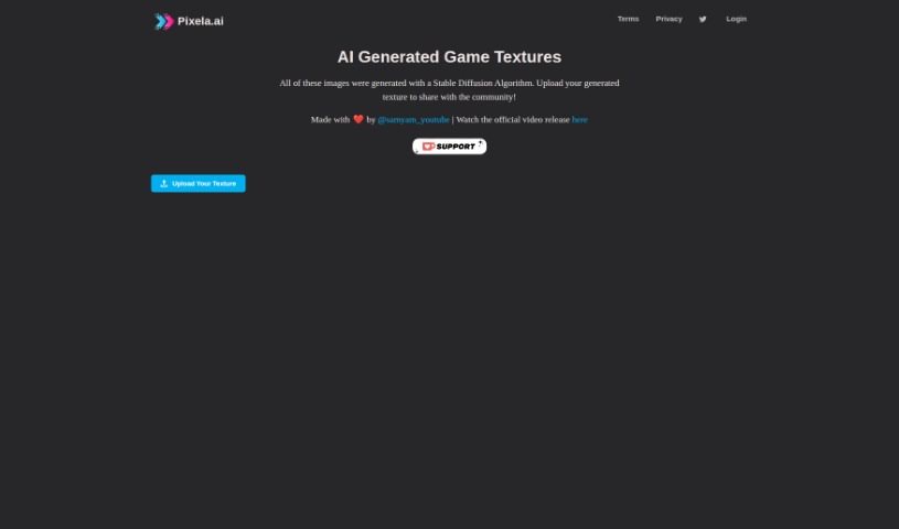 Screenshot of Pixela.ai