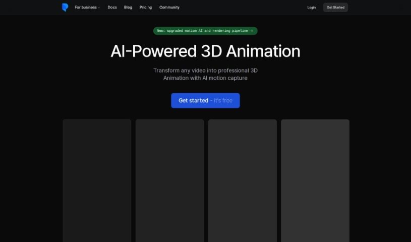 Screenshot of Plask Motion