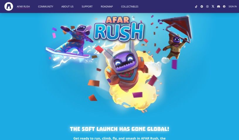 Screenshot of Play Afar