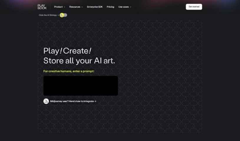 Screenshot of Playbook.com