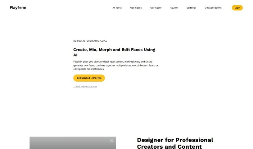 Screenshot of Playform