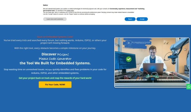 Screenshot of Please Don't Code