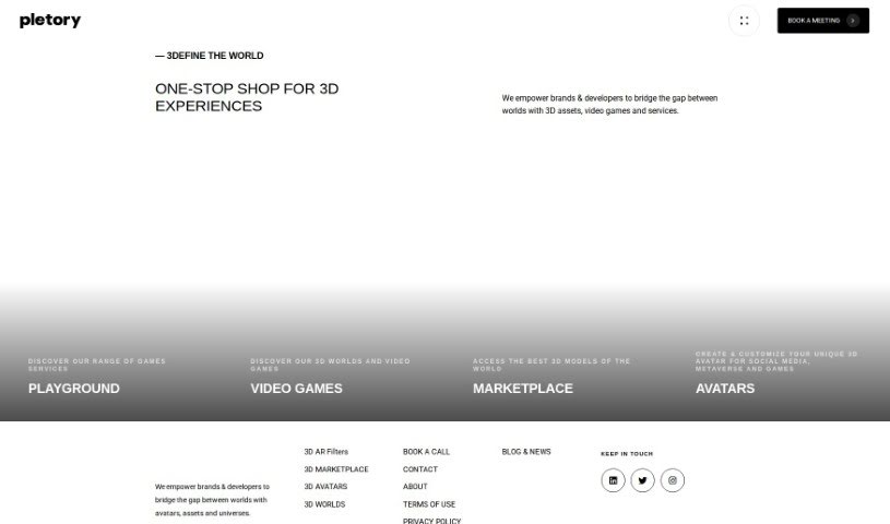 Screenshot of Pletory