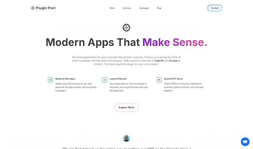 Screenshot of Plugin Port