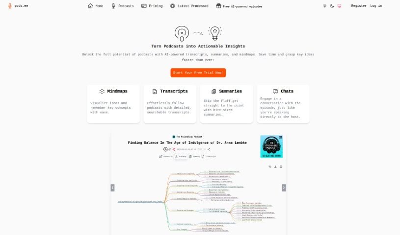Screenshot of Pods.ee