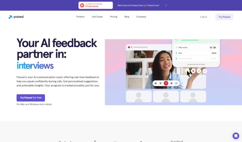 Screenshot of Poised