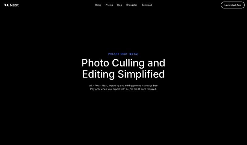Screenshot of Polarr Copilot Next