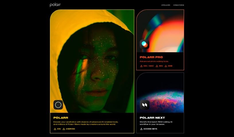 Screenshot of Polarr Copilot
