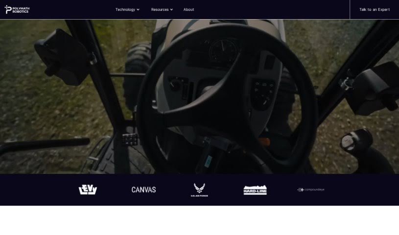 Screenshot of Polymath Robotics