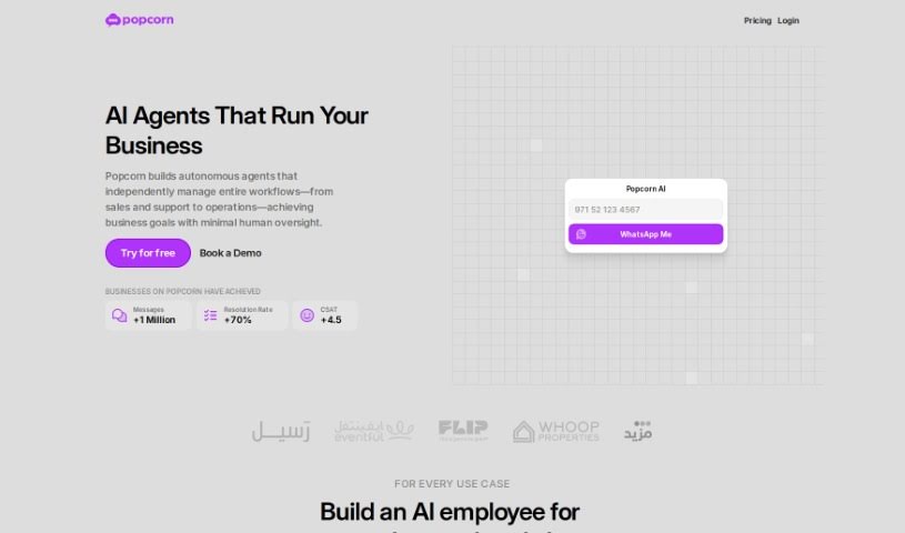 Screenshot of Popcorn