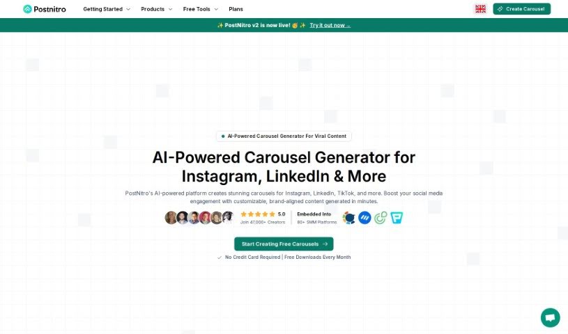 Screenshot of PostNitro