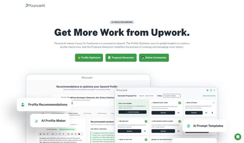Screenshot of Pouncer AI