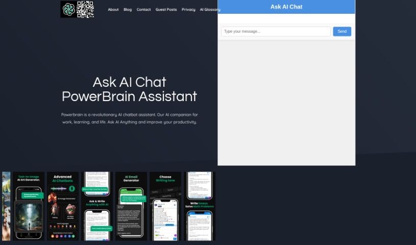 Screenshot of Powerbrain AI