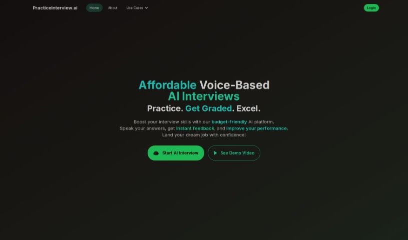 Screenshot of Practiceinterview