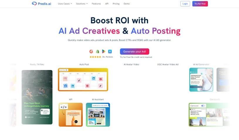 Screenshot of Predis AI