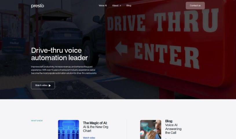 Screenshot of Presto