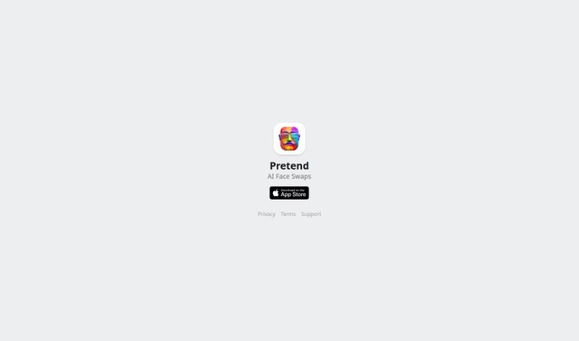 Screenshot of Pretend App
