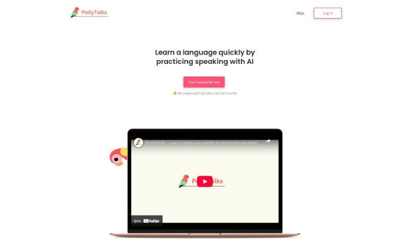 Screenshot of PrettyPolly App