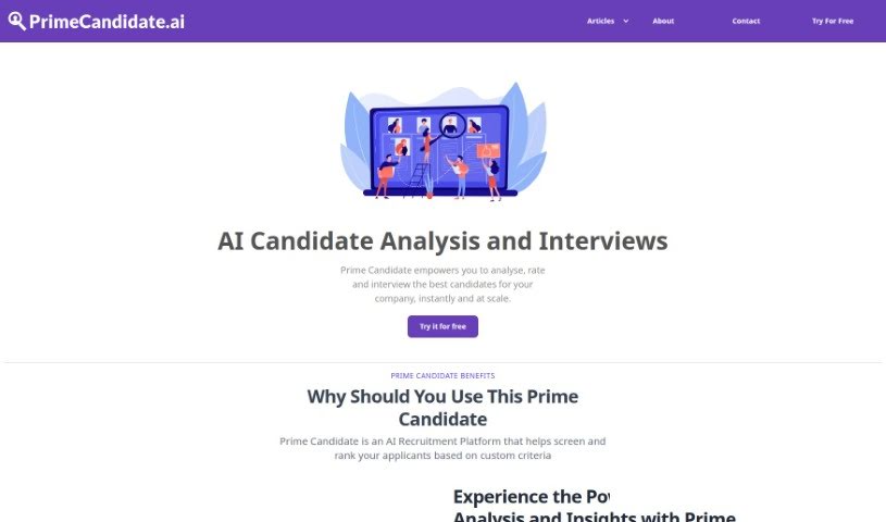 Screenshot of Prime Candidate