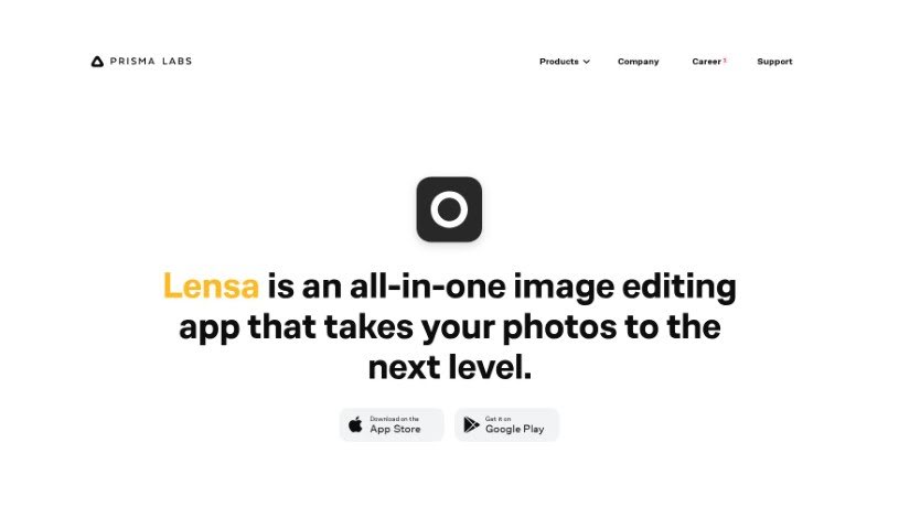 Screenshot of Prisma Labs Lensa AI