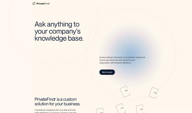 Screenshot of Privategpt.io