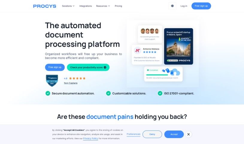 Screenshot of Procys