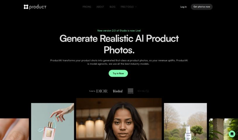 Screenshot of ProductAI